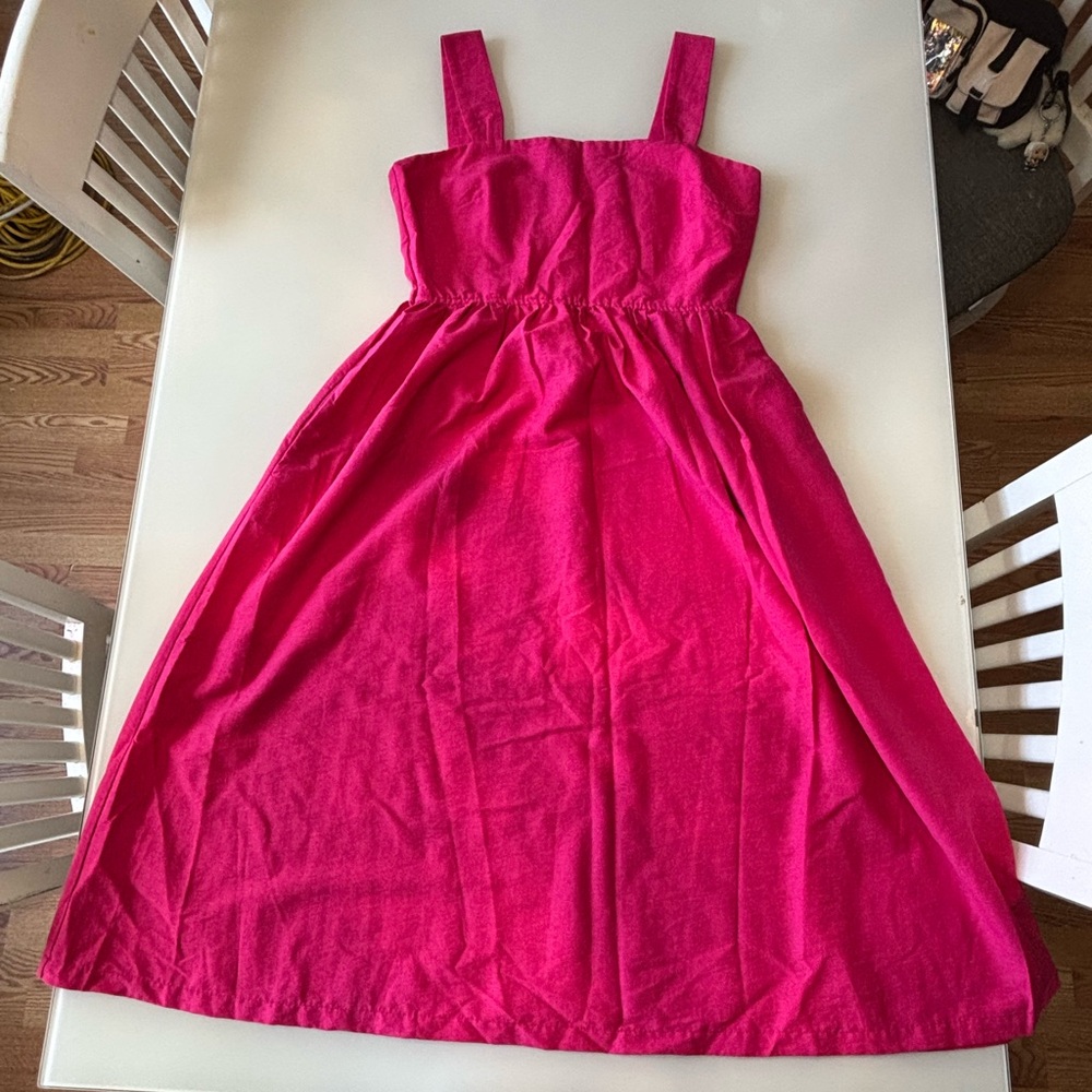 Pink Sleeveless Women's Dress